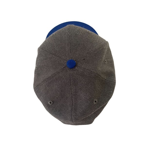 New Era 9Fifty Chicago Cubs Snapback Hat Grey MLB Baseball Cap OSFM - Picture 3 of 5